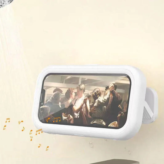 Waterproof Shower Phone Holder - Adjustable Wall Mount for Bathroom & Kitchen