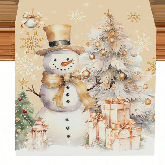 Christmas Table Runner - Merry Christmas Decoration for Xmas Party & Home Decor 2025-2026