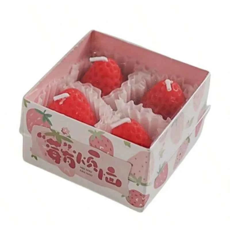 biscuit candles, cookie scented candles gift box gift creative candles ins set gift modeling wax, holiday decoration