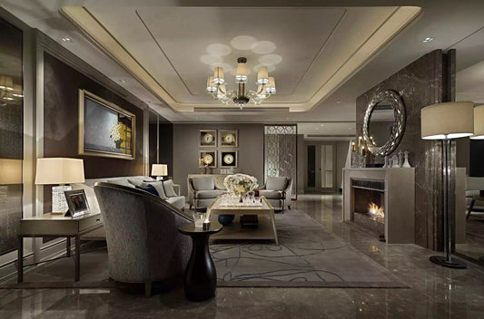 Cozy, beautifully decorated living room with warm home decor creating an inviting atmosphere