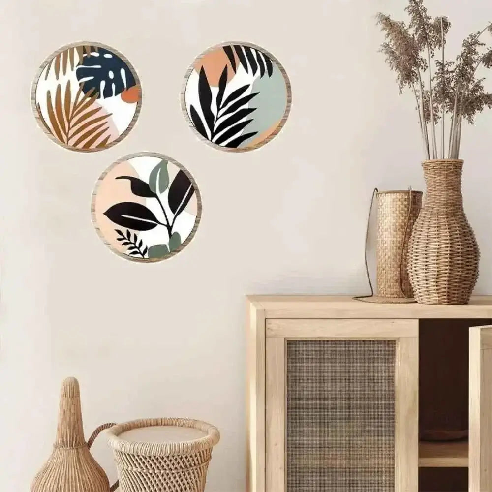 3/4pcs Home Decor Wooden Wall Decoration Cartoon Creative Wall Hanging Exquisite Art Background Pendant Gift