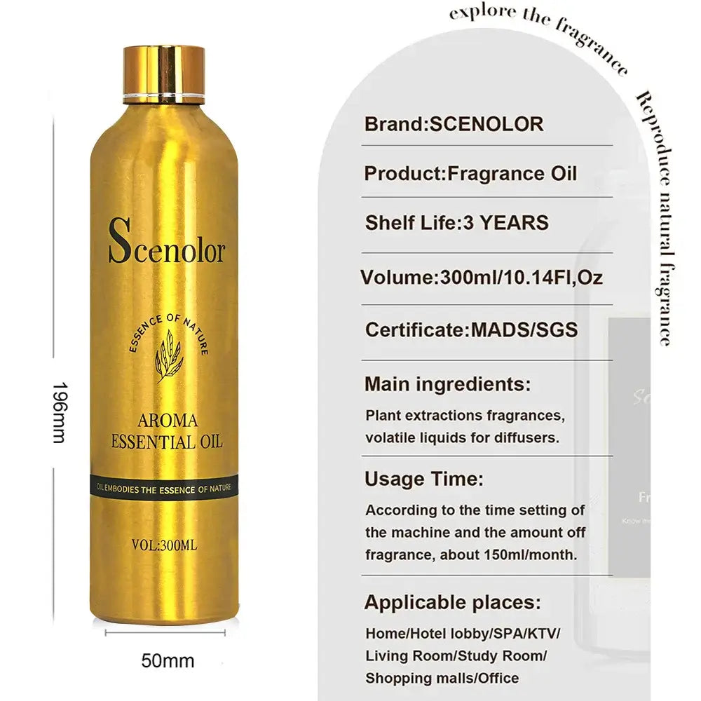 300ml Aromatherapy Oil Diffuser - Home & Car Essential Oil Air Purifier