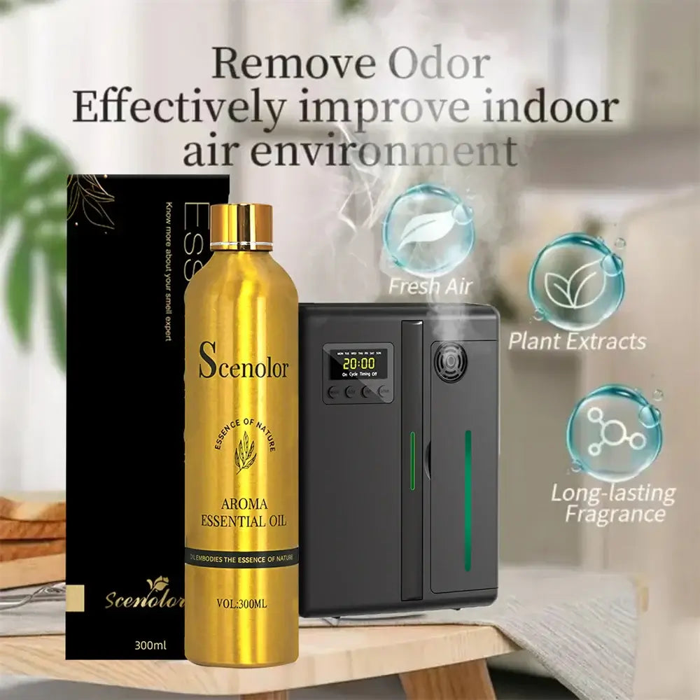 300ml Aromatherapy Oil Diffuser - Home & Car Essential Oil Air Purifier