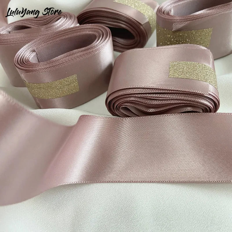 Premium Satin Ribbon 25mm/40mm - Christmas Gift Wrapping & DIY Craft Decorative Tape for Xmas Parties