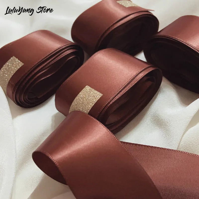 Premium Satin Ribbon 25mm/40mm - Christmas Gift Wrapping & DIY Craft Decorative Tape for Xmas Parties