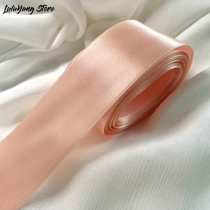 Premium Satin Ribbon 25mm/40mm - Christmas Gift Wrapping & DIY Craft Decorative Tape for Xmas Parties