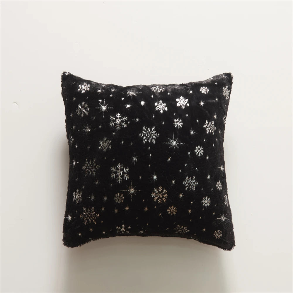 Christmas Throw Pillow 18x18 - Plush Cushion Cover for Sofa, Living Room & Bedroom Holiday Decor