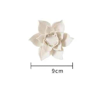European Ceramic Flower Wall Hanging Ornaments Home Livingroom TV Background Wall Mural Crafts Hotel Lobby 3D Wall Sticker Decor