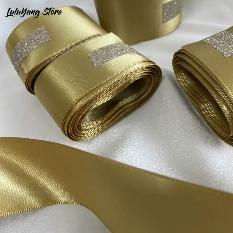 Premium Satin Ribbon 25mm/40mm - Christmas Gift Wrapping & DIY Craft Decorative Tape for Xmas Parties