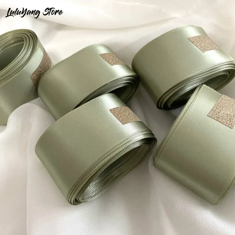 Premium Satin Ribbon 25mm/40mm - Christmas Gift Wrapping & DIY Craft Decorative Tape for Xmas Parties