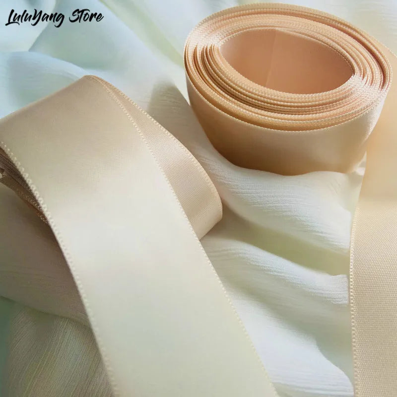 Premium Satin Ribbon 25mm/40mm - Christmas Gift Wrapping & DIY Craft Decorative Tape for Xmas Parties