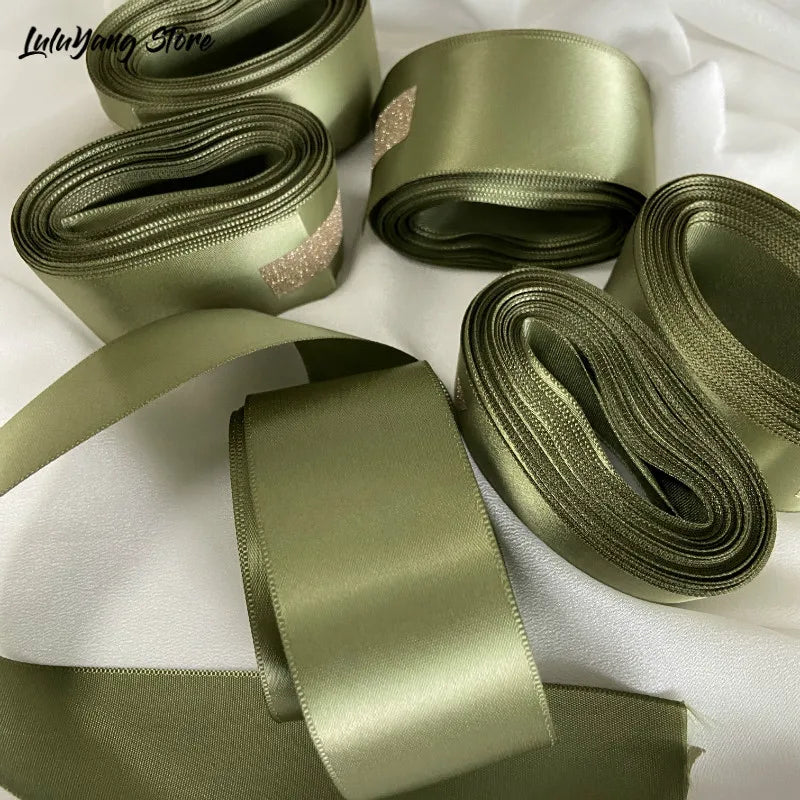 Premium Satin Ribbon 25mm/40mm - Christmas Gift Wrapping & DIY Craft Decorative Tape for Xmas Parties