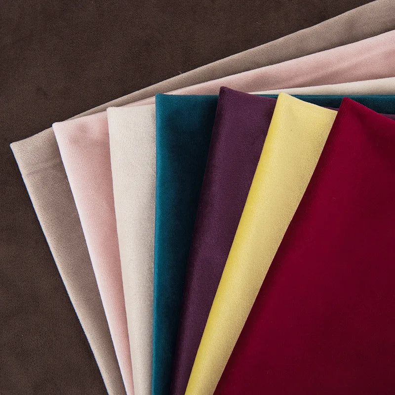 Velvet Throw Pillow Cover - Decorative Square Cushion Case for Sofa & Bedroom