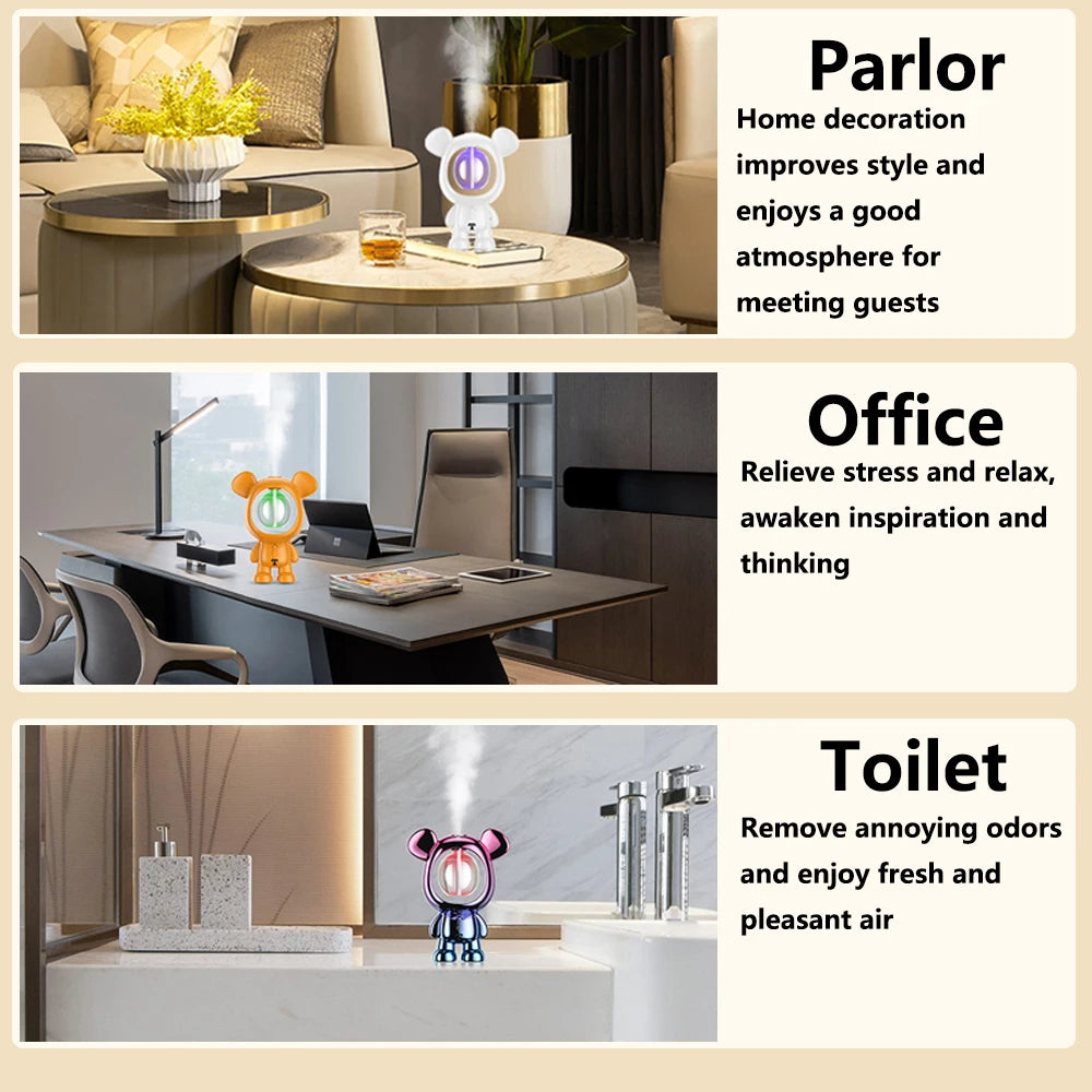 Aromatherapy Essential Oil Diffuser - Desktop & Wall Mounted Humidifier