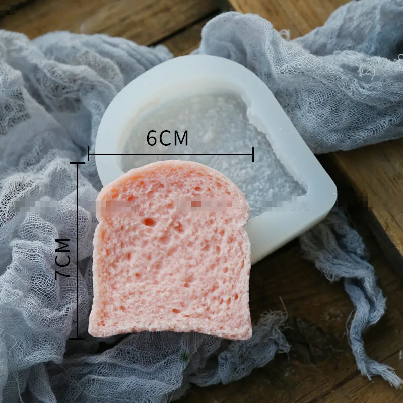 Simulation Biscuit Scented Candle Silicone Mold Simulation Modeling Candle Diy Plaster Baking Cake Mold Mochi Squishy Toy Moulds