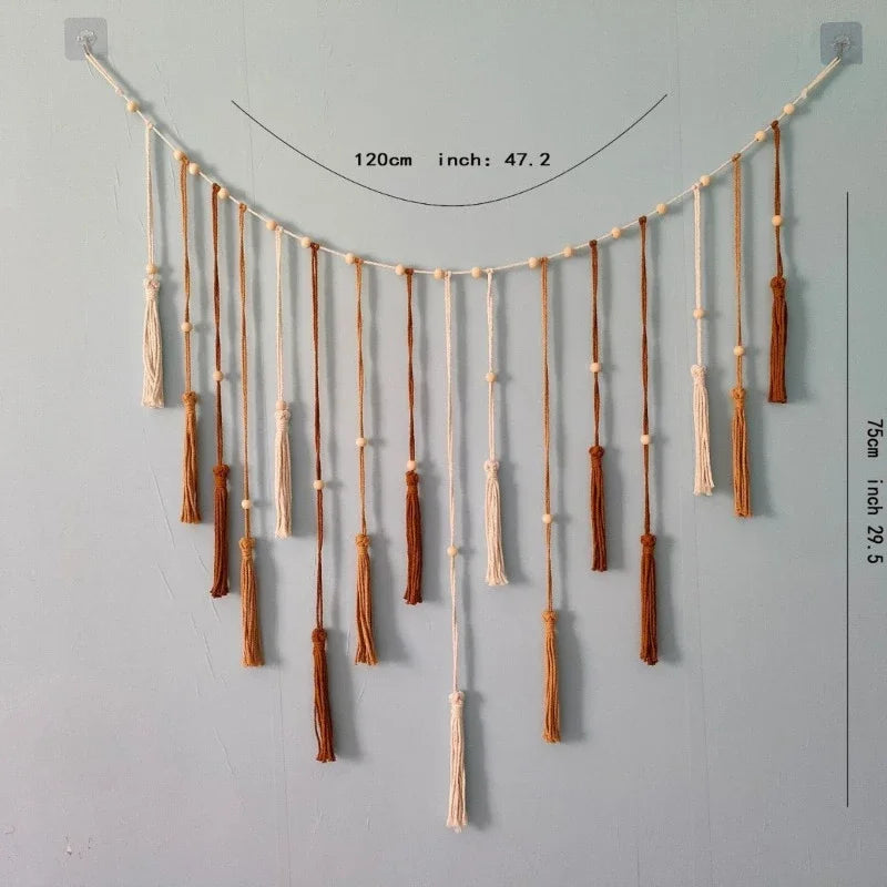 Boho Macramé Wanddecoratie