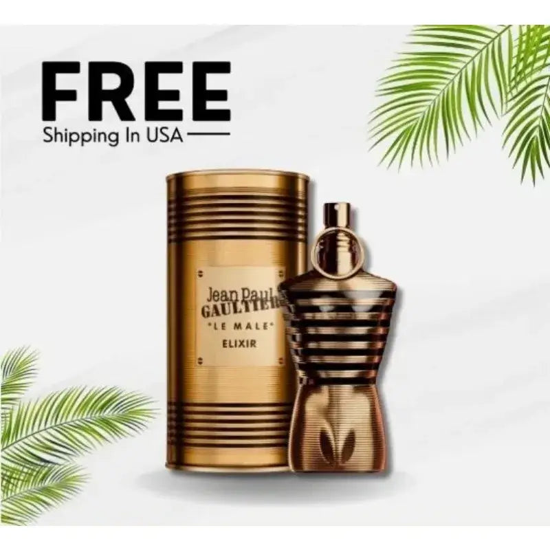 Jean Paul Gaultier Le Male Le Parfum - Eau de Parfum for Men packaging and bottle with free shipping promotion