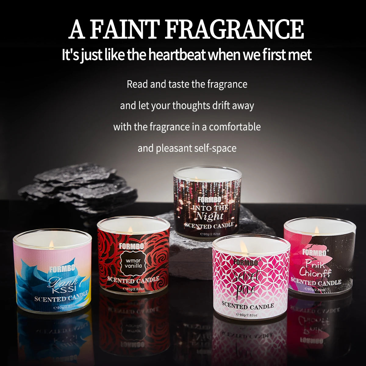 Smokeless Scented Candle - Long-Lasting Aromatherapy Diffuser for Better Sleep & Stress Relief