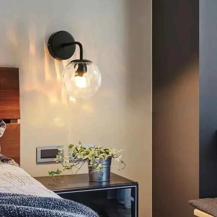 Bedroom bedside wall lamp living room background wall modern simple corridor bathroom mirror front lamp