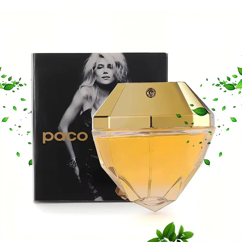 Women's Luxury Eau de Parfum 80ml - Golden Million Attraction Perfume in elegant packaging.