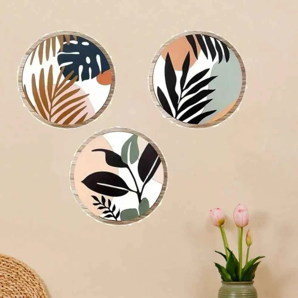 3/4pcs Home Decor Wooden Wall Decoration Cartoon Creative Wall Hanging Exquisite Art Background Pendant Gift