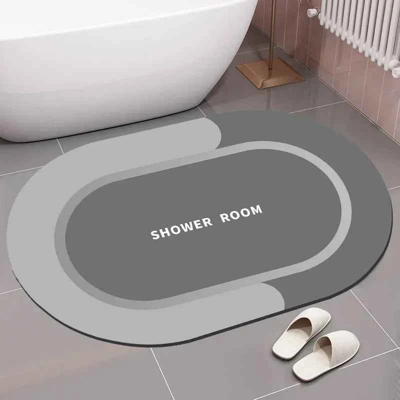 Non-Slip Bathroom Rug - Super Absorbent Quick-Dry Floor Mat