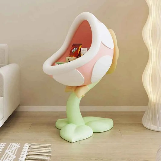 Home Decor Creative Side Table Large Mouth Flower Storage Ornaments Room Decor Bedside Table Living Room Decorative Storage Rack