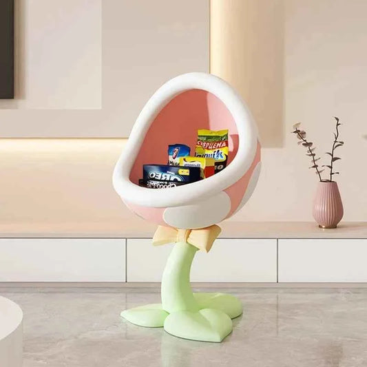 Home Decor Creative Side Table Large Mouth Flower Storage Ornaments Room Decor Bedside Table Living Room Decorative Storage Rack