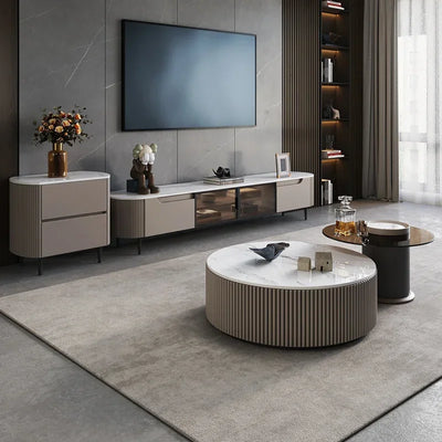 Luxe Ronde Minimalistische Salontafel