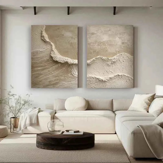 Wall Picture For Bedroom, Abstract With Heavy Texture canvas  Painting, Palette Knife Canvas Art, Import Home Decor, No Framed