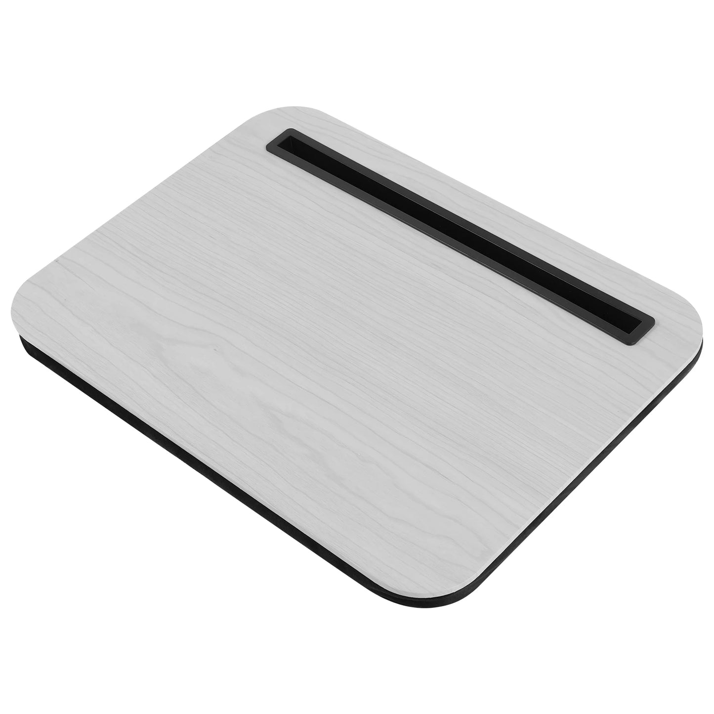 Portable Lap Desk with Tablet Slot - Cushioned Laptop Tray for Bed & Sofa