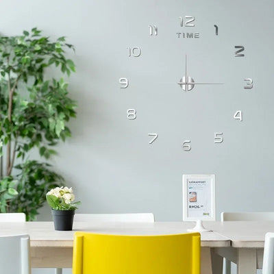 Esthetische Stille Wandklok Doe-het-zelf Woondecoratie