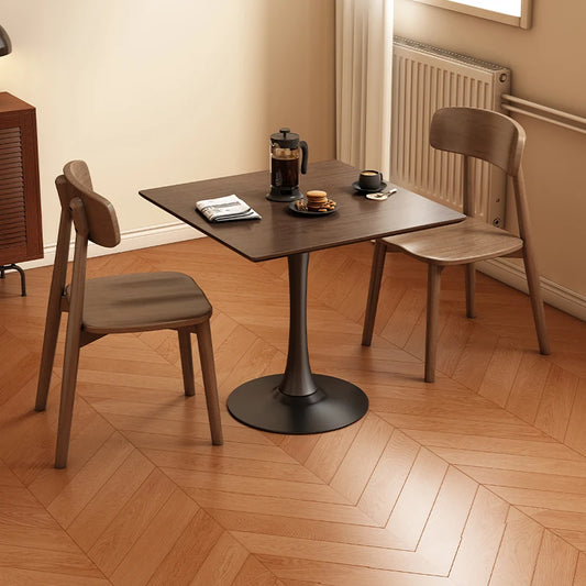 Modern Wooden Dining Table - Minimalist Design for Kitchen & Living Room