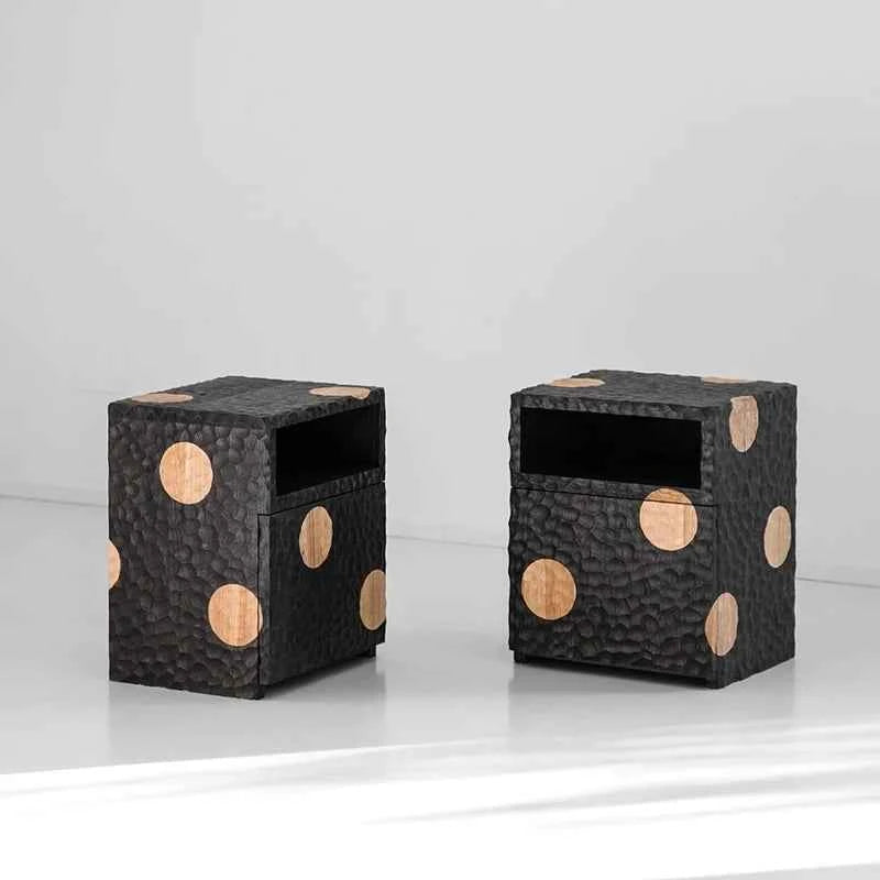 Decor Item Night Table Decorationaesthetic Storage Design Nightstand Organizer Tray Mesas De Noches Dormitorio Bedroom Furniture