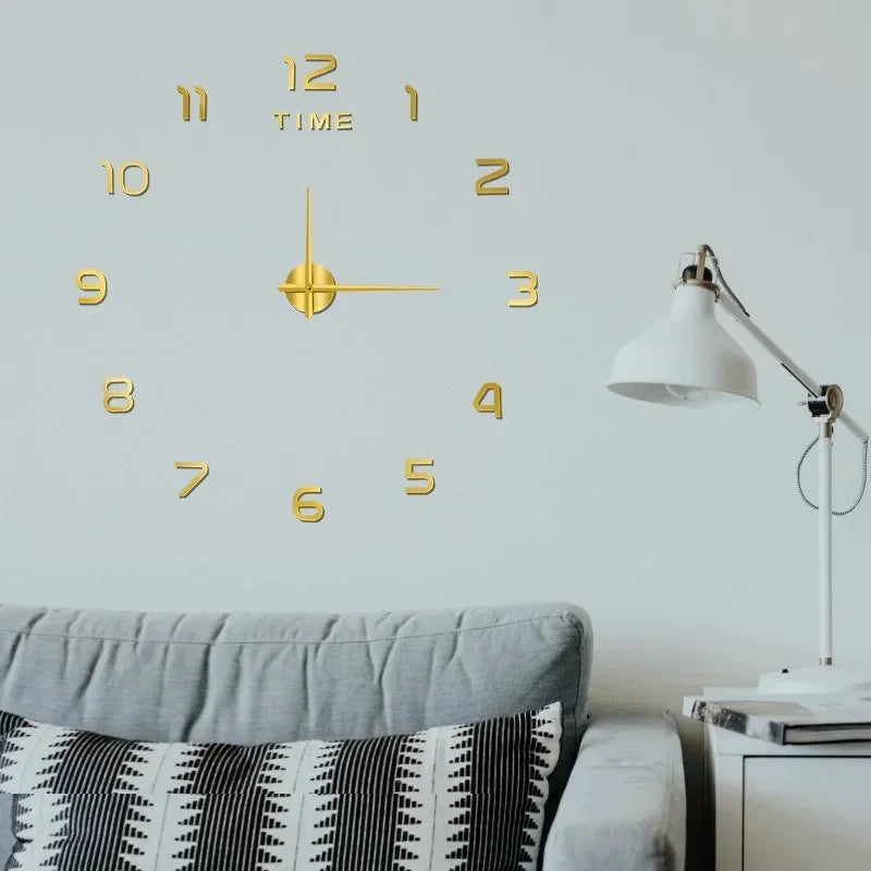 Esthetische Stille Wandklok Doe-het-zelf Woondecoratie