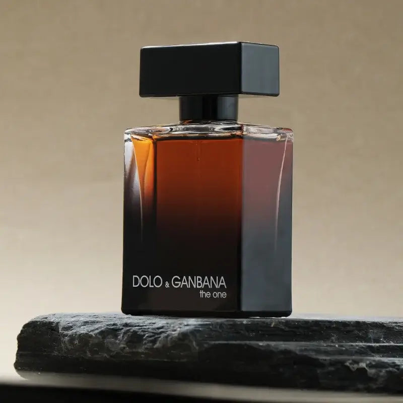 Men's Eau de Toilette 50ml - Fresh Fougère Cologne with Woody Notes in a stylish bottle on a dark stone.