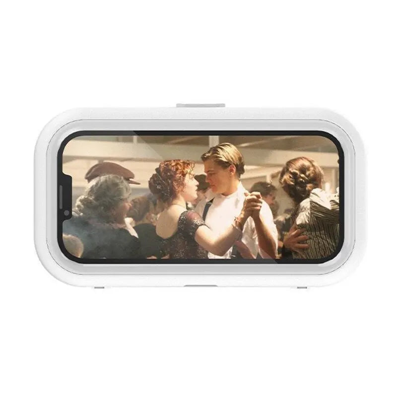 Waterproof Shower Phone Holder - Adjustable Wall Mount for Bathroom & Kitchen