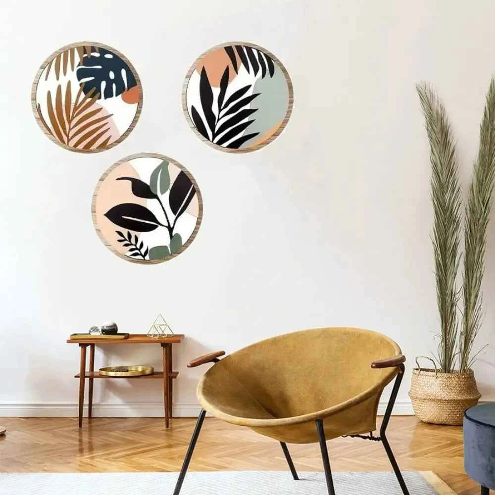 3/4pcs Home Decor Wooden Wall Decoration Cartoon Creative Wall Hanging Exquisite Art Background Pendant Gift