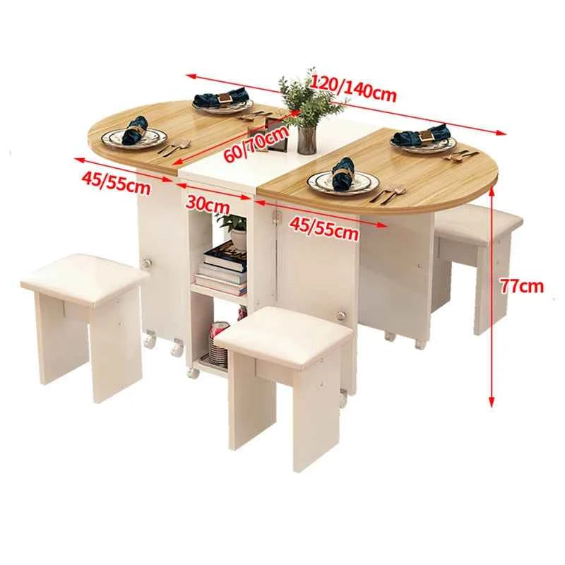 Modern Dining Table Decorate Styleluxury Simple Folding Tables Minimalist Mesas Y Sillas De Comedor Living Room Furniture