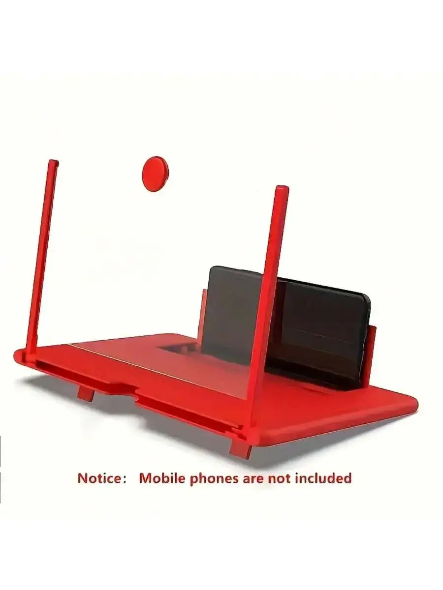Phone Screen Magnifier Stand - 3D HD Amplifier for Hands-Free Viewing