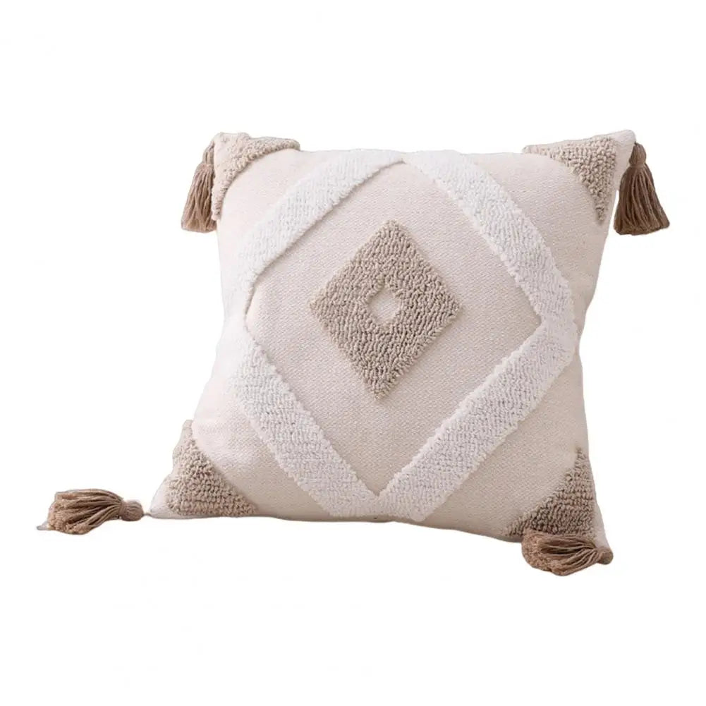 Boho Sierkussenhoes met Textuur