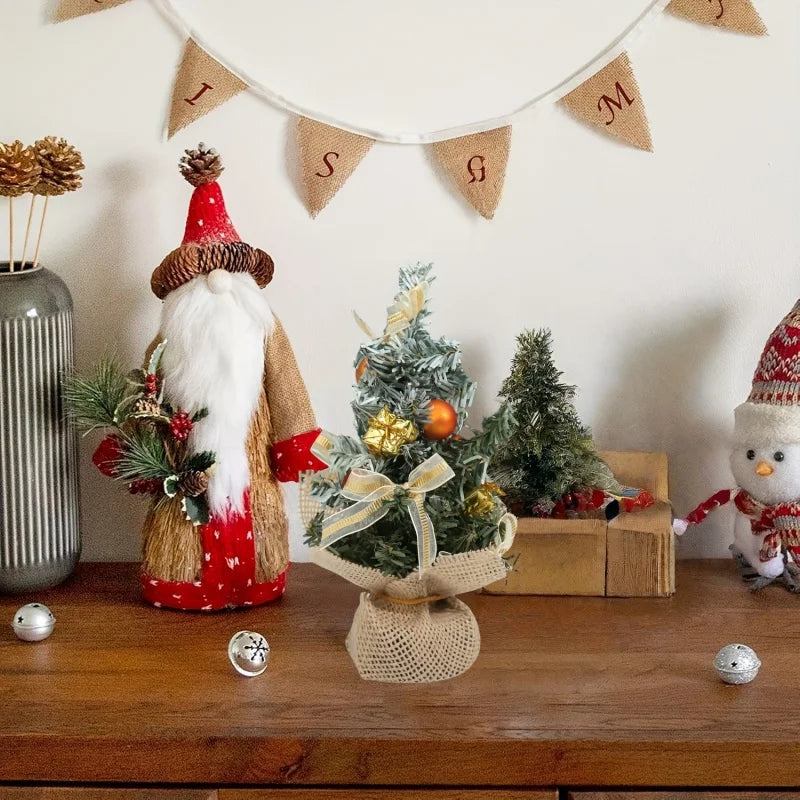 Realistic Christmas Tree Decorations - Festive Holiday Party Supplies & Home Table Decor Essentials