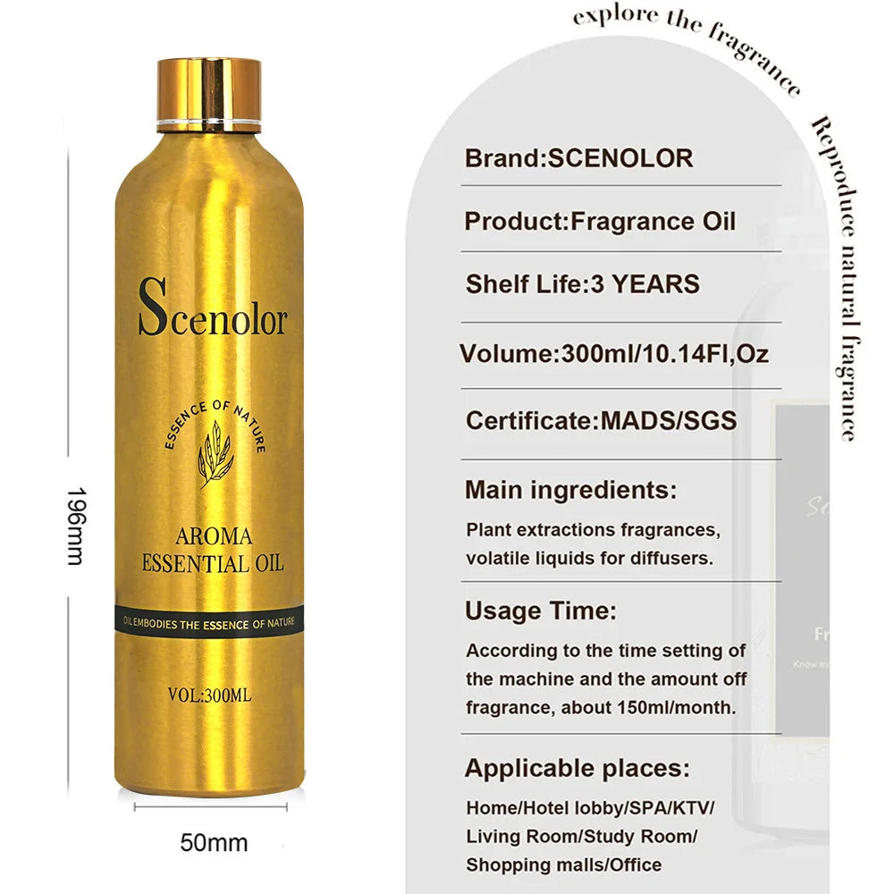 300ml Aromatherapy Oil Diffuser - Home & Car Essential Oil Air Purifier