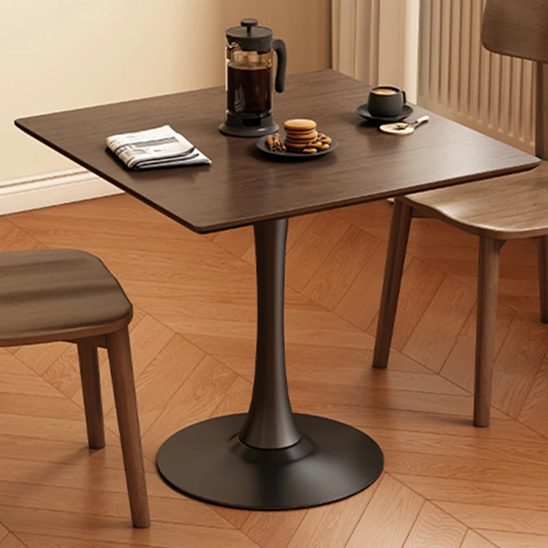 Modern Wooden Dining Table - Minimalist Design for Kitchen & Living Room