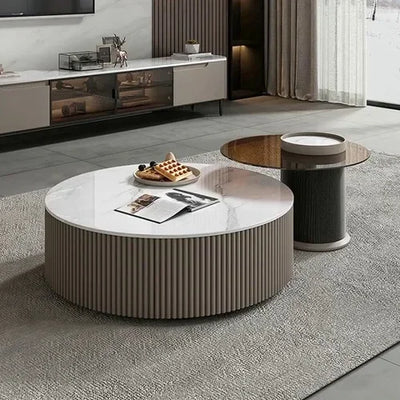 Luxe Ronde Minimalistische Salontafel