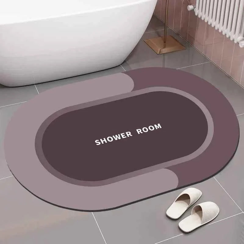 Non-Slip Bathroom Rug - Super Absorbent Quick-Dry Floor Mat