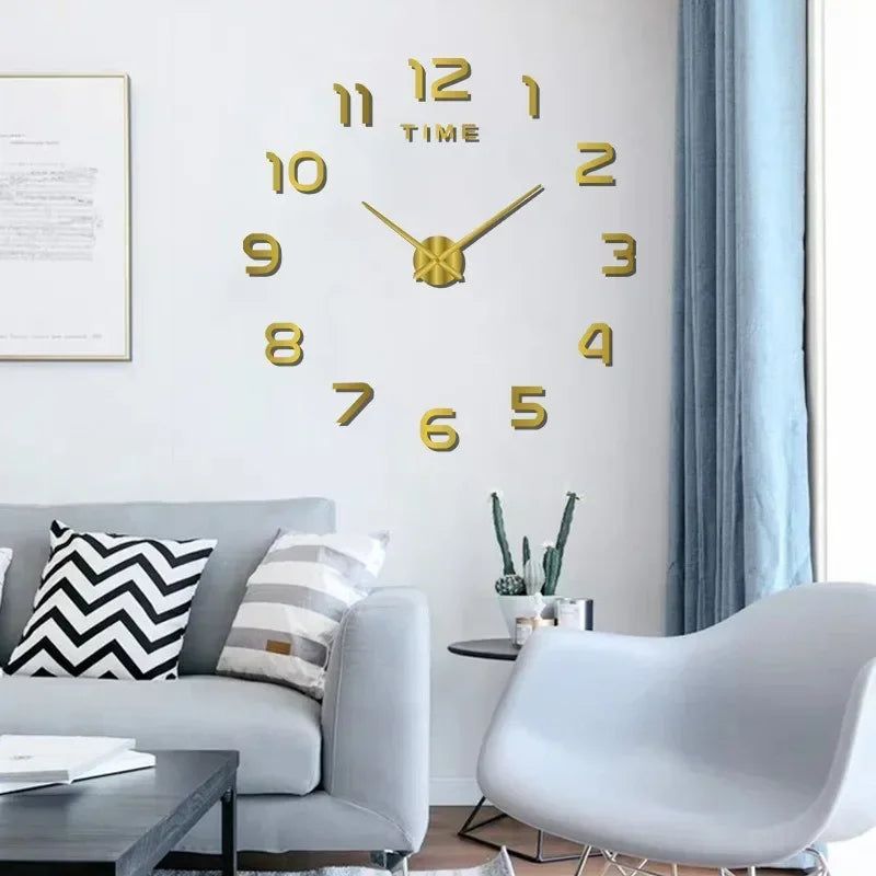 Esthetische Stille Wandklok Doe-het-zelf Woondecoratie