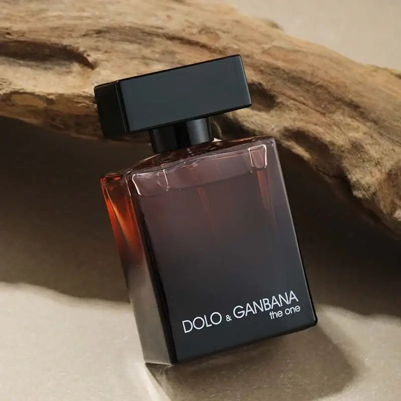 Men's Eau de Toilette 50ml - Fresh Fougère Cologne with Woody Notes bottle against a natural wood background.