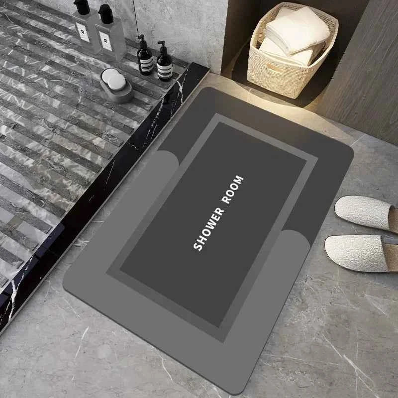 Non-Slip Bathroom Rug - Super Absorbent Quick-Dry Floor Mat