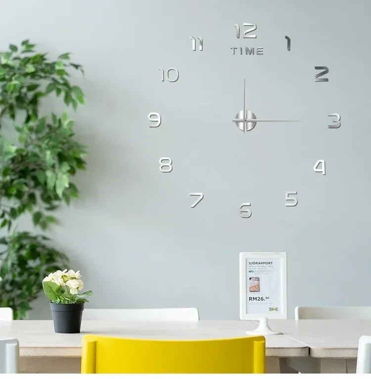 Esthetische Stille Wandklok Doe-het-zelf Woondecoratie
